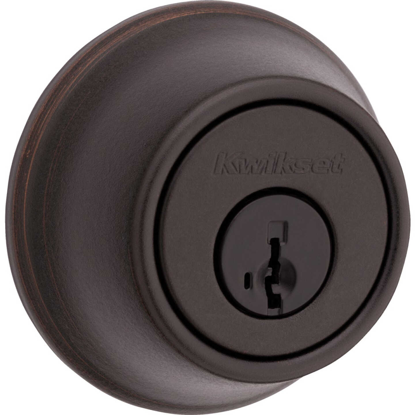 Kwikset 660 Single Cylinder Deadbolt with SmartKey, Venetian Bronze Image 1