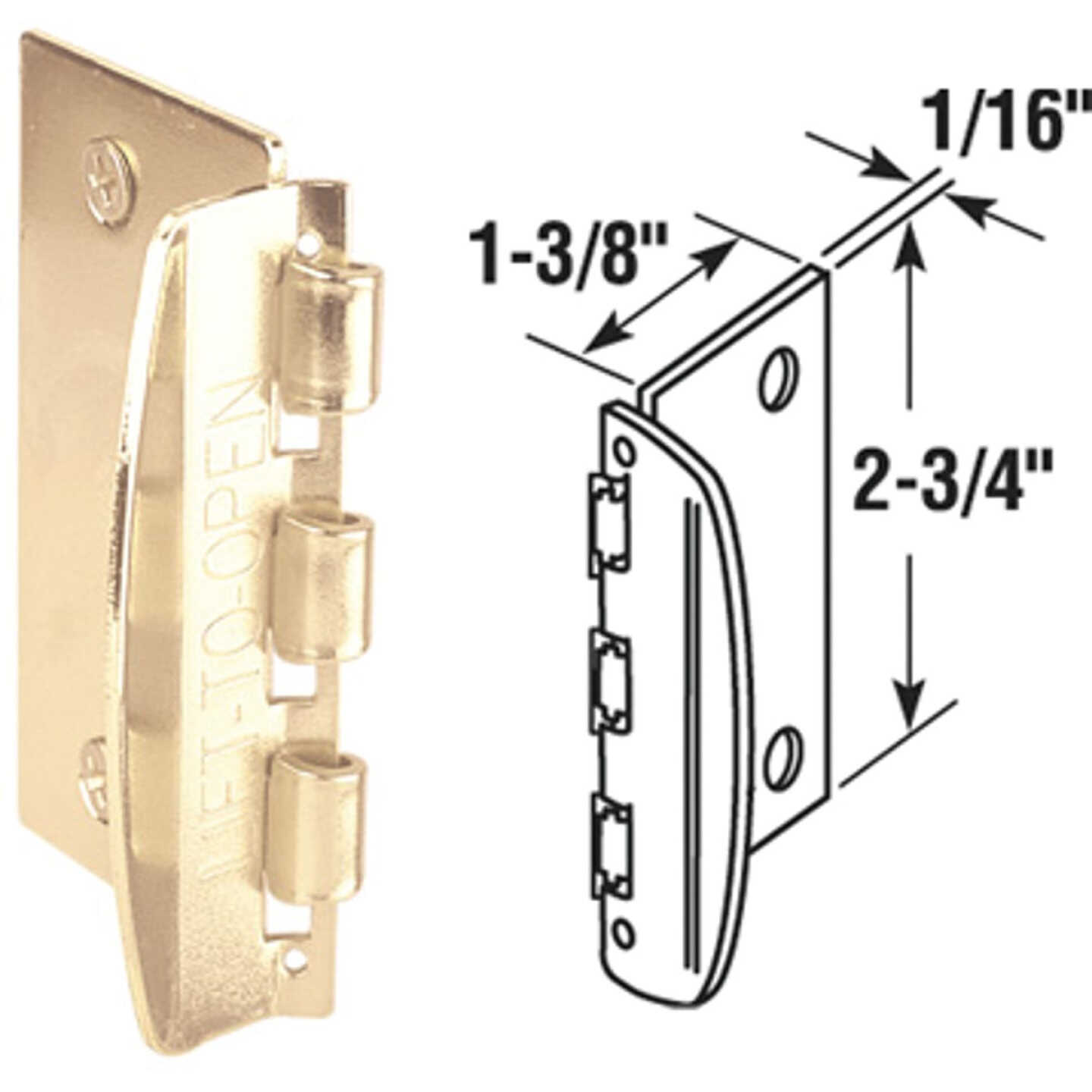 Defender Security Flip-Over Door Lock Image 1