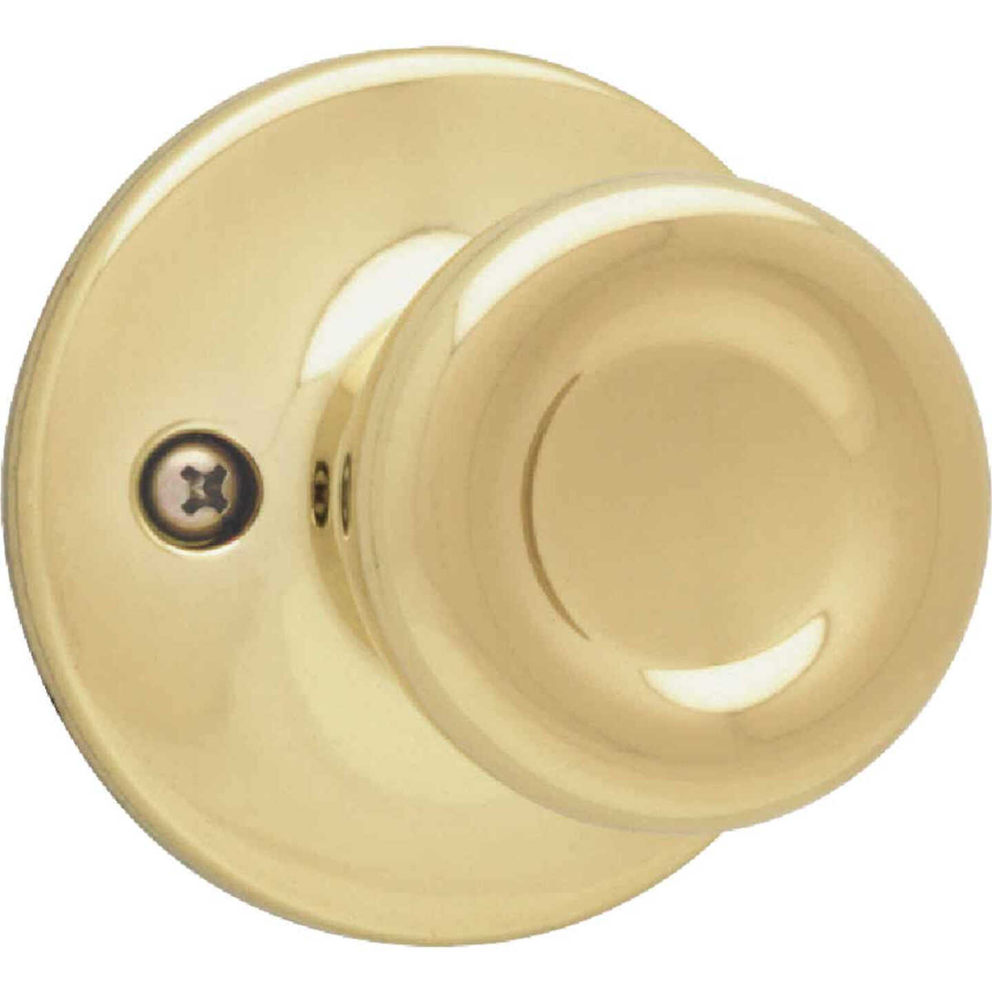 Kwikset Polished Brass Tylo Dummy Door Knob Image 1