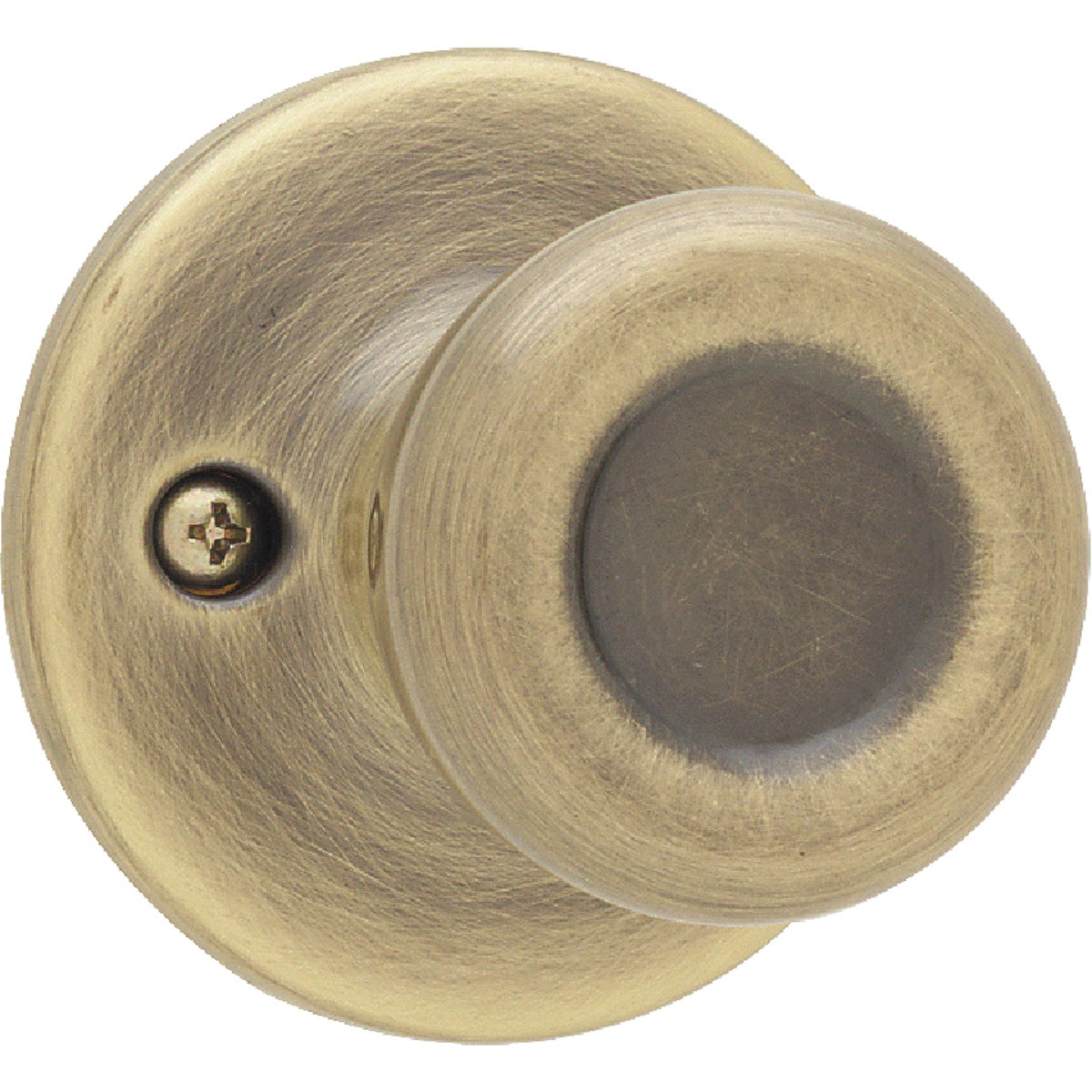 Kwikset Antique Brass Tylo Dummy Door Knob Image 1