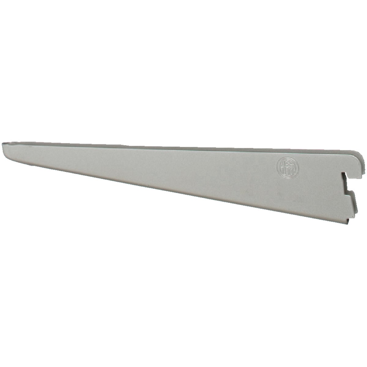 FreedomRail 12-1/2 In. Nickel Twin-Track Shelving Bracket Image 1