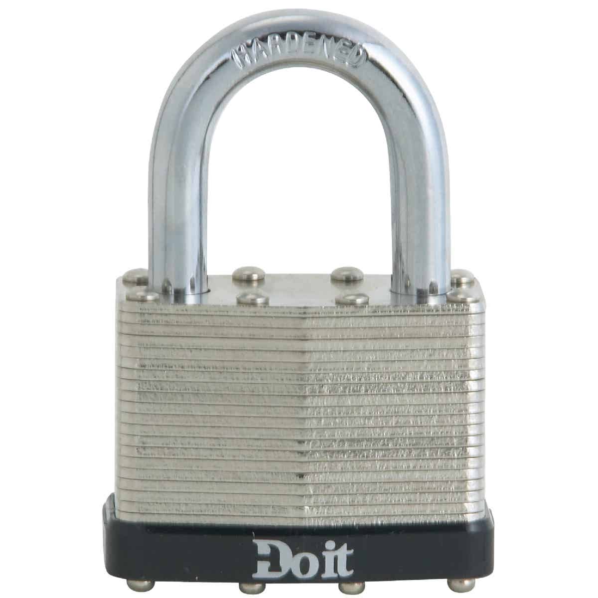 Do it Laminated Steel 2" Laminated Pin Tumbler Padlock Image 1