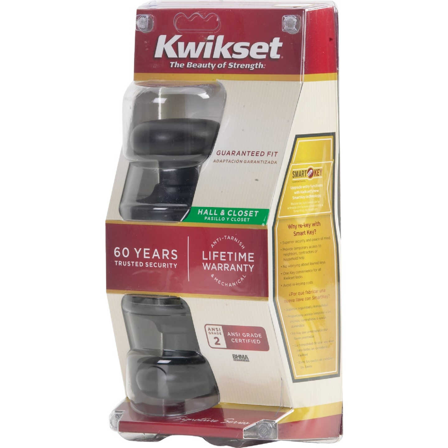 Kwikset Signature Series Venetian Bronze Hall & Closet Door Knob Image 3