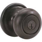 Kwikset Signature Series Venetian Bronze Juno Entry Door Knob with SmartKey Image 1