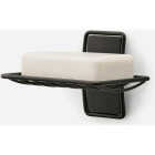 Command Adhesive Soap Dish, Matte Black, 2 Medium Water-Resistant Strips Image 4