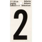 Hy-Ko Vinyl 2 In. Reflective Adhesive Number Two Image 1