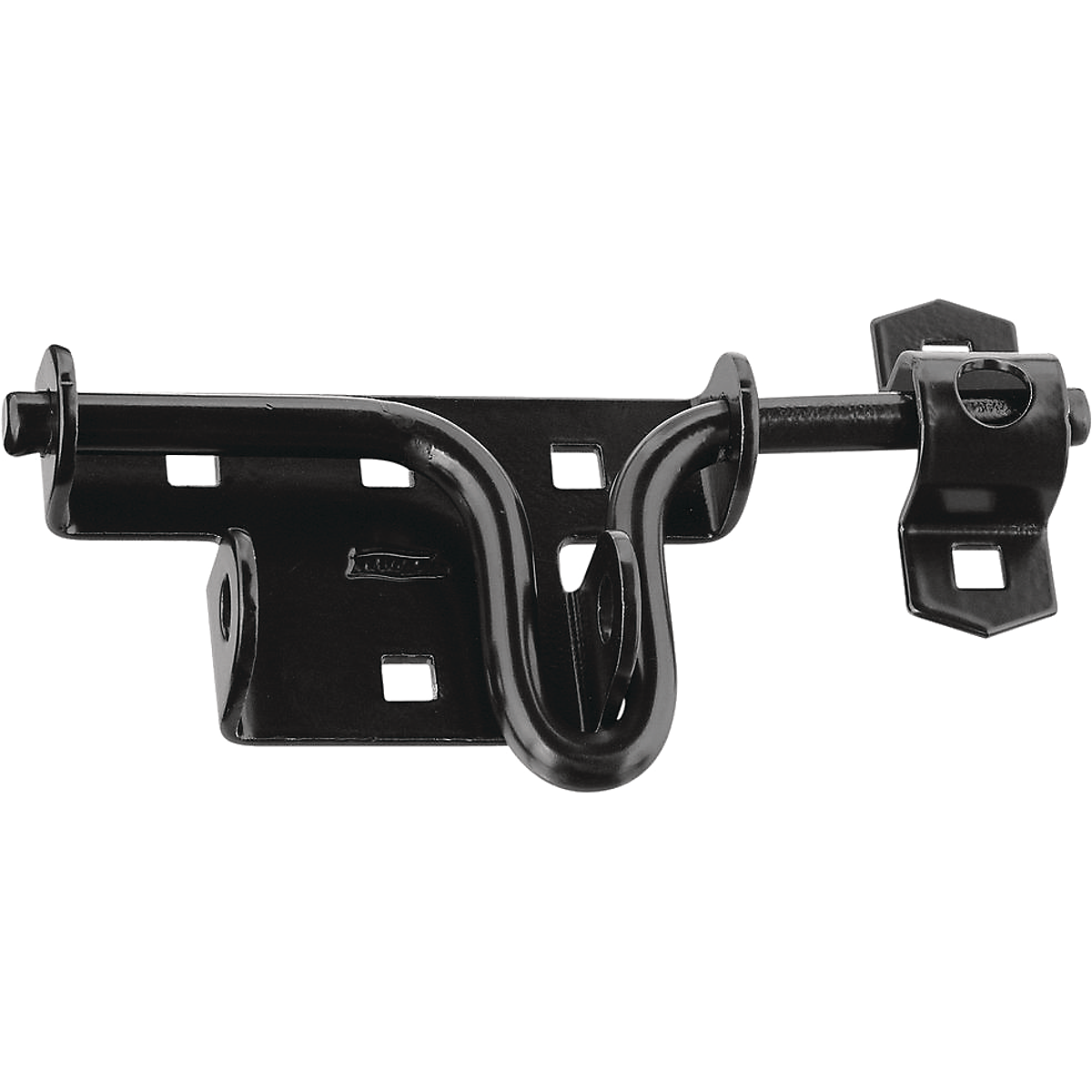 National Hardware Black Swing & Slide Bolt Latch