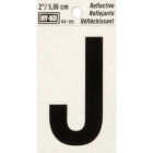 Hy-Ko Vinyl 2 In. Reflective Adhesive Letter, J Image 1