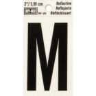 Hy-Ko Vinyl 2 In. Reflective Adhesive Letter, M Image 1