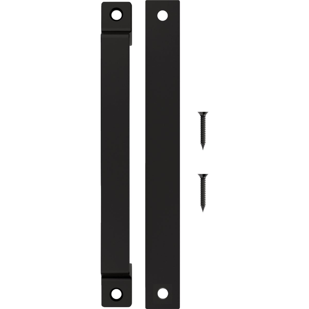 National Hardware 10 In. Black Modern Gate Pull