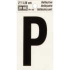 Hy-Ko Vinyl 2 In. Reflective Adhesive Letter, P Image 1