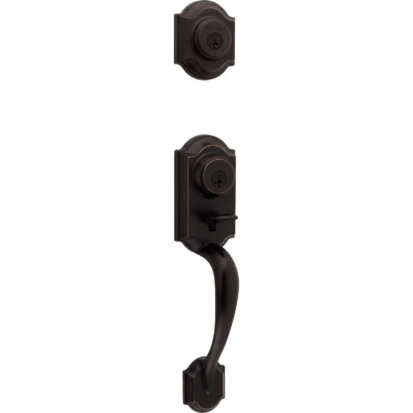 Kwikset Montara Handleset w/Juno Knob SmartKey, Venetian Bronze Image 1