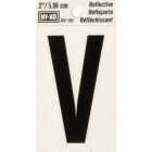 Hy-Ko Vinyl 2 In. Reflective Adhesive Letter, V Image 1
