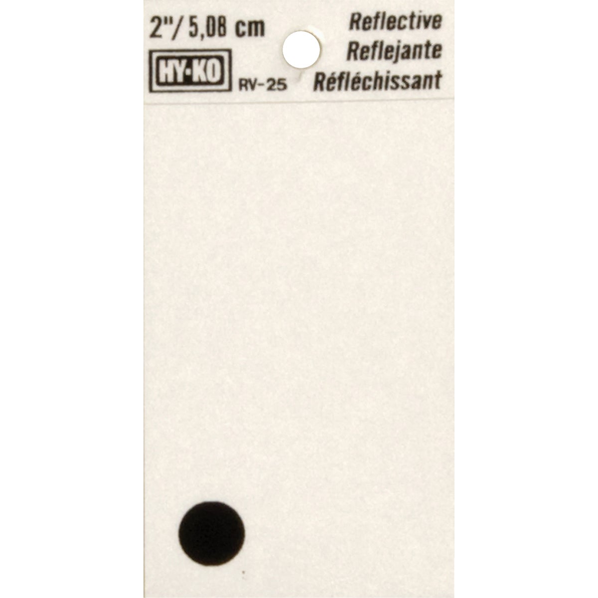 Hy-Ko 2 In. Vinyl Adhesive Symbol, Period Image 1