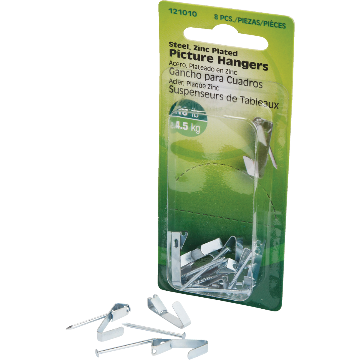 Hillman Anchor Wire 10 Lb. Capacity Steel Picture Hanger (8 Count) Image 3