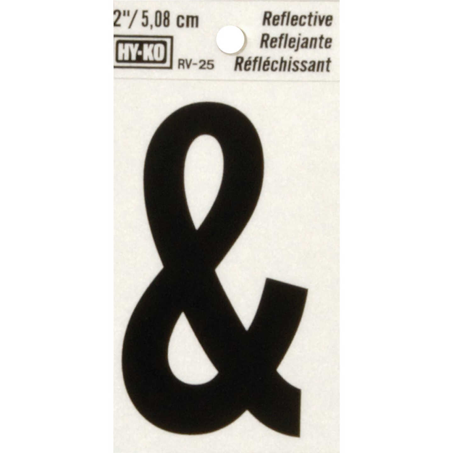 Hy-Ko 2 In. Vinyl Adhesive Symbol, Ampersand Image 1