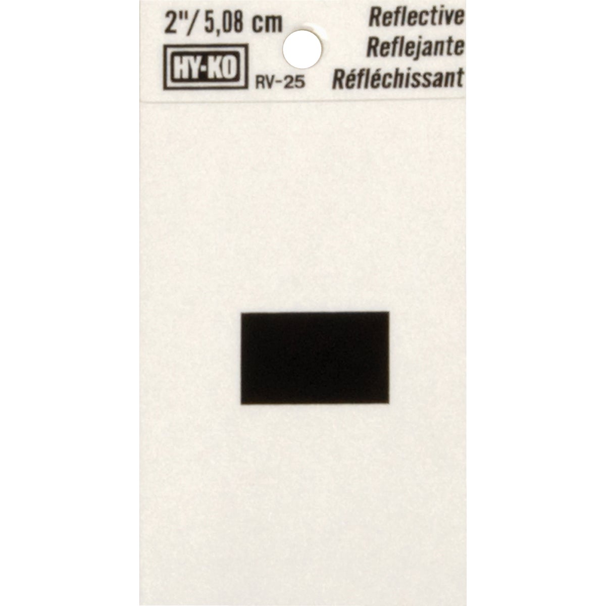 Hy-Ko 2 In. Vinyl Adhesive Symbol, Hyphen Image 1