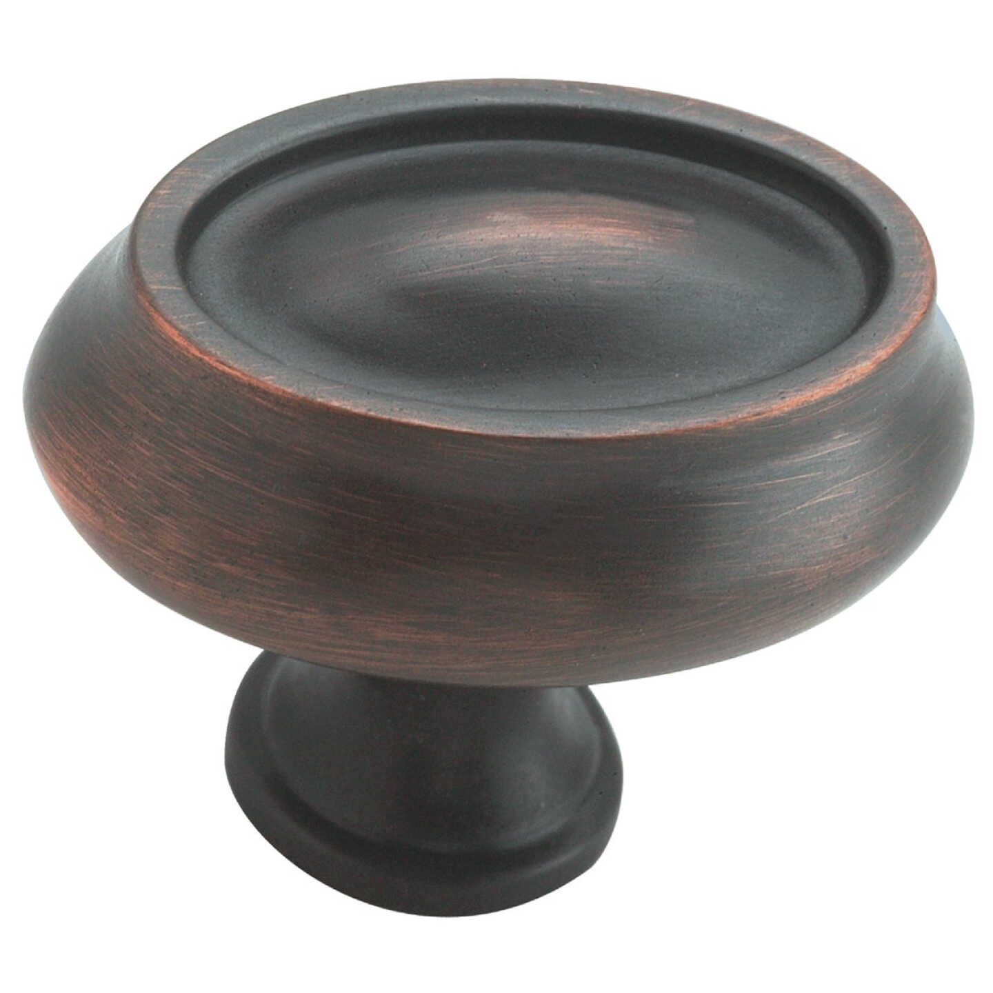 Amerock Manor Oval Oil-Rubbed Bronze Cabinet Knob Image 1