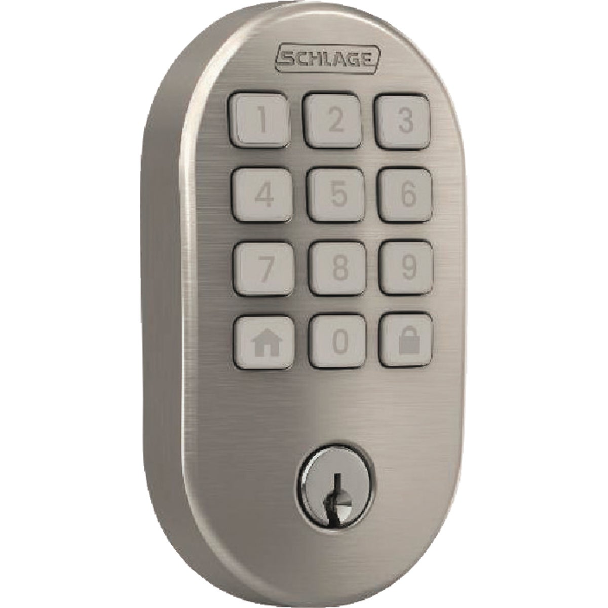Schlage Arrive Remsen Satin Nickel Smart WiFi Deadbolt Image 4