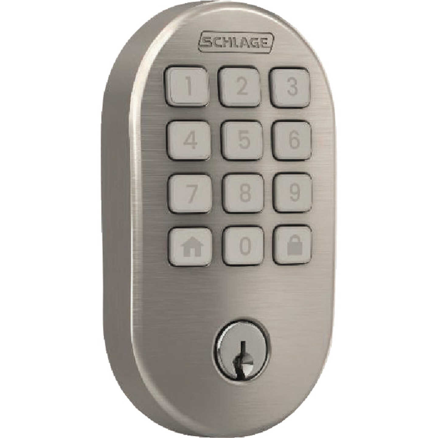 Schlage Arrive Remsen Satin Nickel Smart WiFi Deadbolt Image 4