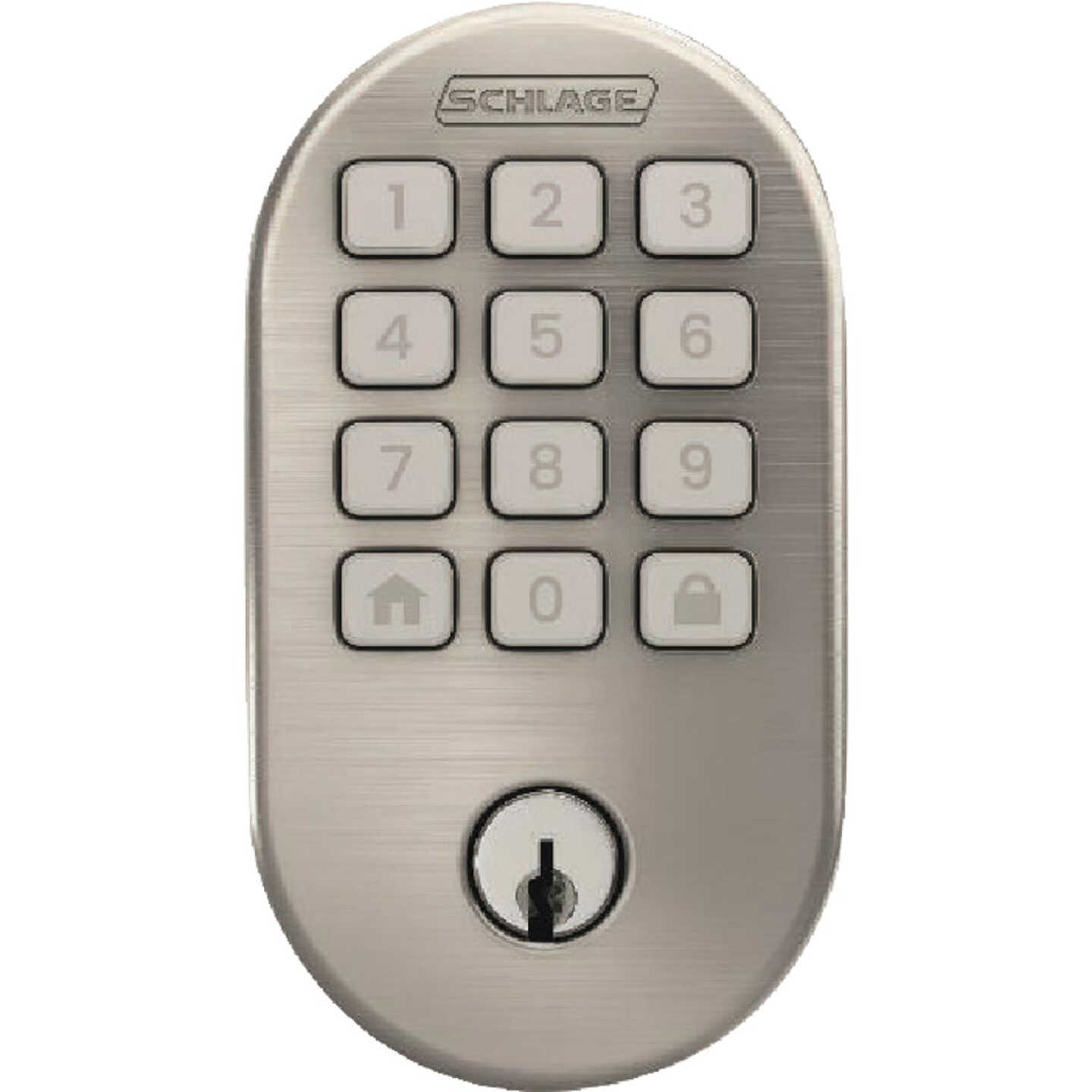 Schlage Arrive Remsen Satin Nickel Smart WiFi Deadbolt Image 5