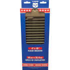 United States Hardware 4 In. x 10 In. x 1-5/16 In. Brown Steel Floor Register Image 2