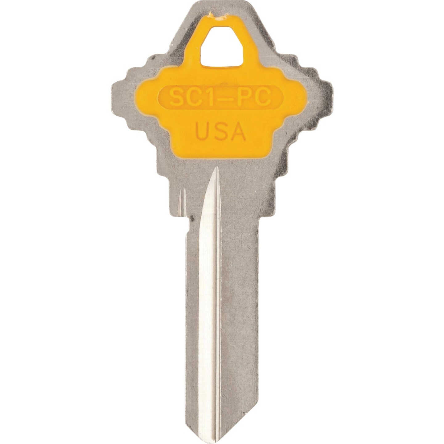 ILCO Schlage Design Decorative House Key, SC1-Yellow (5-Pack) Image 1