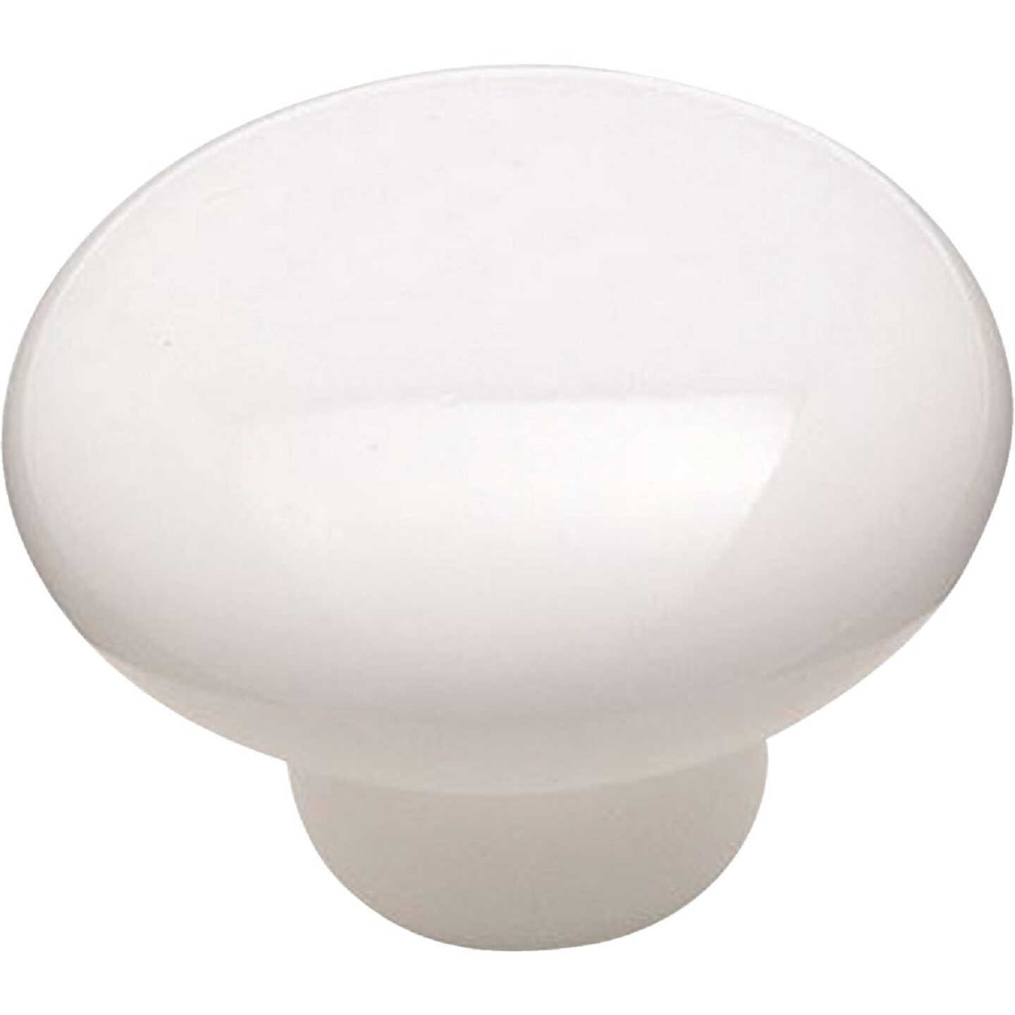 Amerock Everyday Heritage Round White Cabinet Knob Image 1