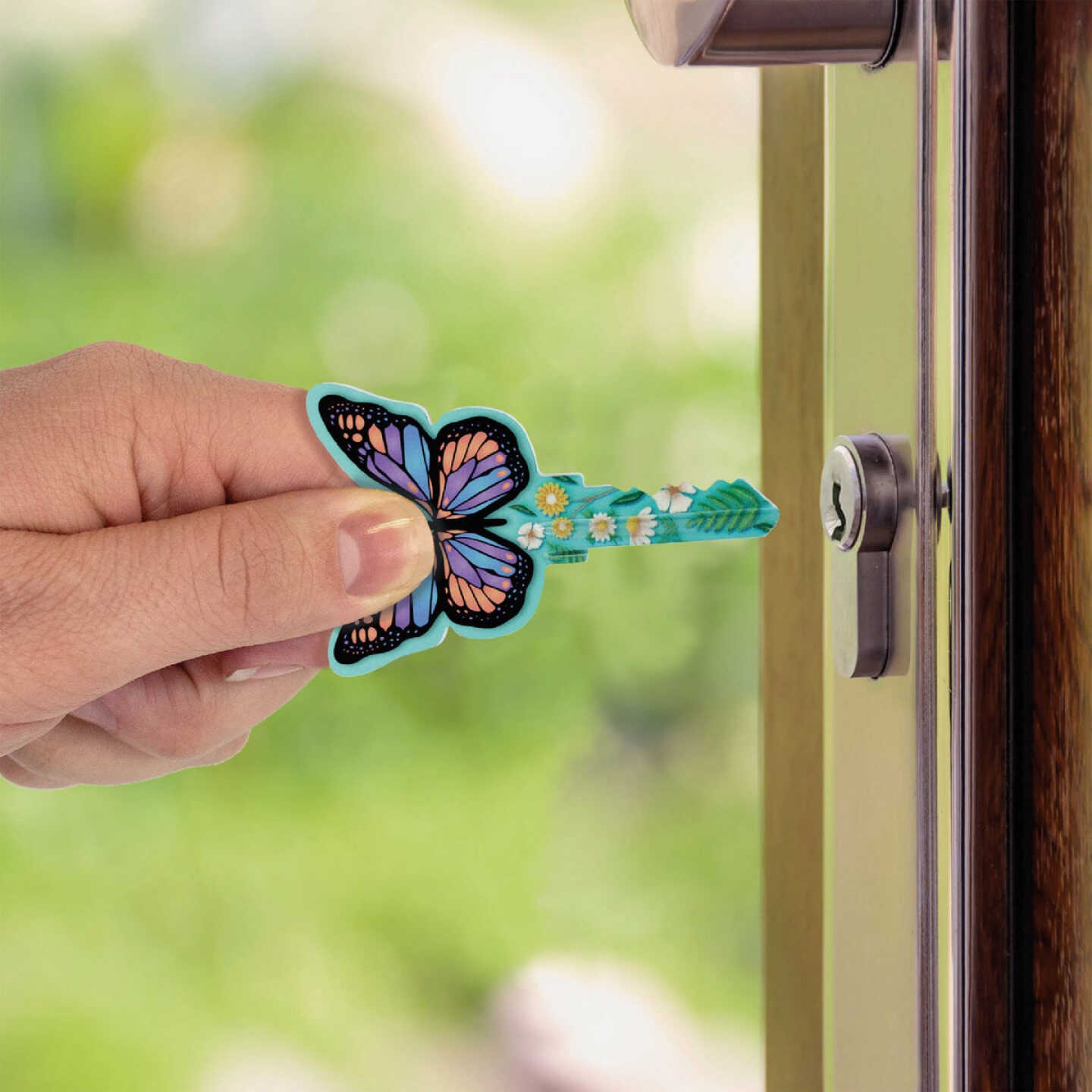 Lucky Line Butterfly Key Shapes Decorative House Key - SC1 Image 2