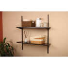 Knape & Vogt 12 In. x 24 In. Espresso All-Purpose Shelf Image 2
