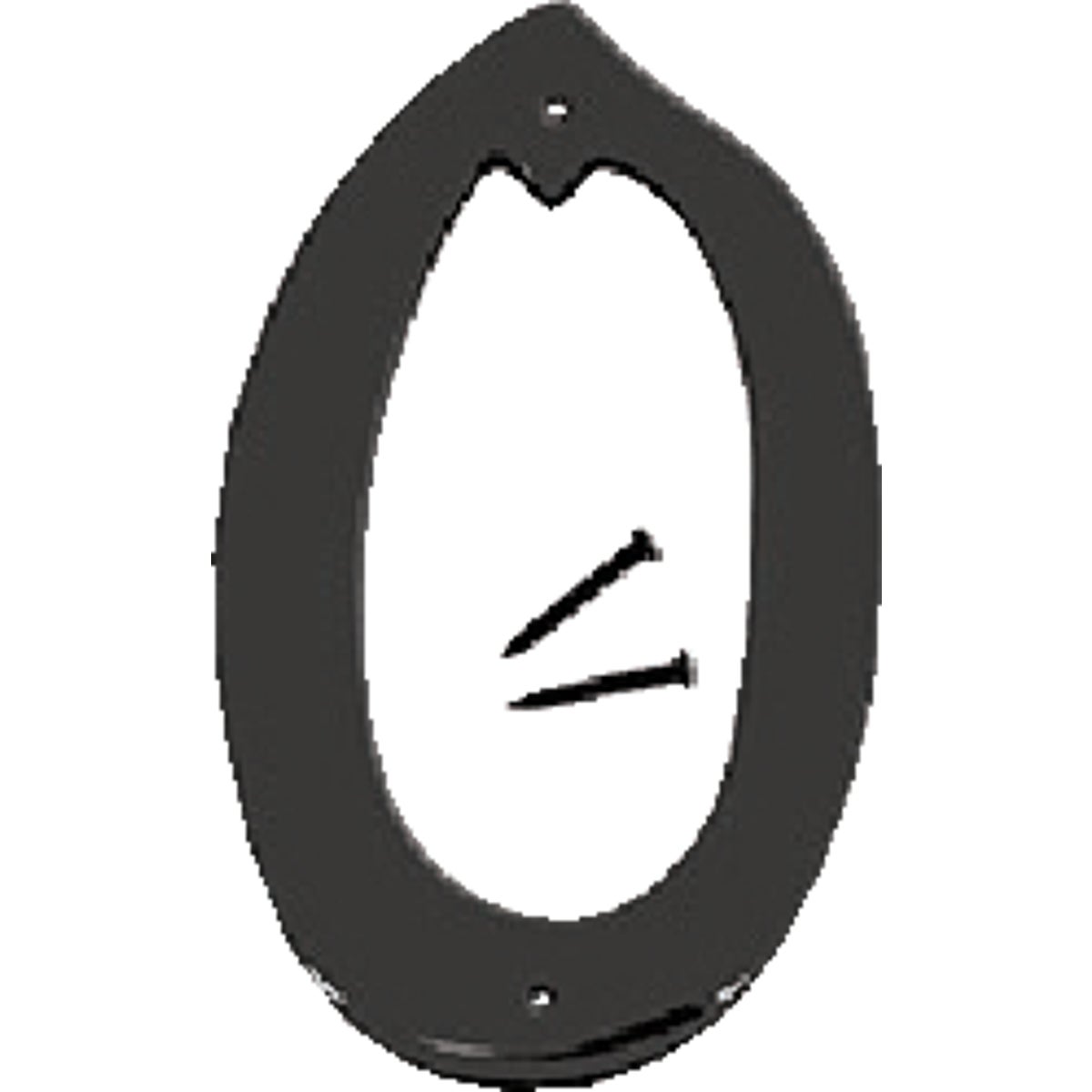 Hy-Ko 4 In. Satin Black Number 0