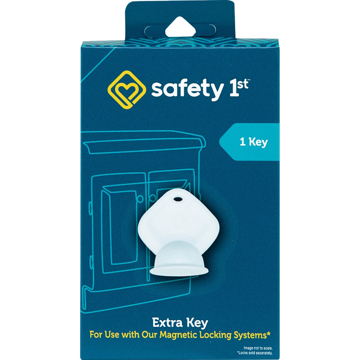 Safety 1st Secure-to-Explore Adhesive Magnetic Key