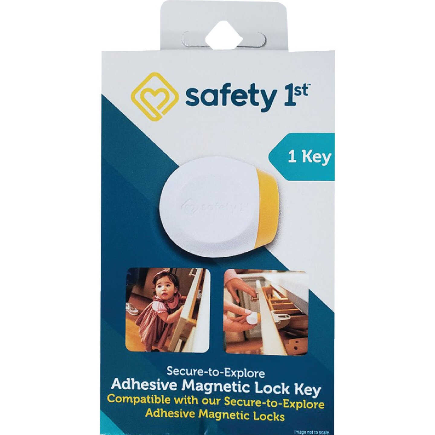 Safety 1st Secure-to-Explore Adhesive Magnetic Key Image 1
