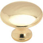 Amerock Everyday Heritage Round Polished Brass Cabinet Knob Image 1
