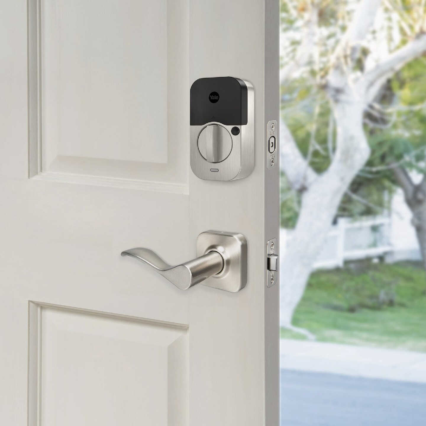 Yale Assure Nickel Electronic Lock Keypad Deadbolt with Bluetooth Image 5