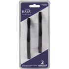 KasaWare 4-7/8 In. Overall Length Matte Black Contemporary Pull (2-Pack) Image 2