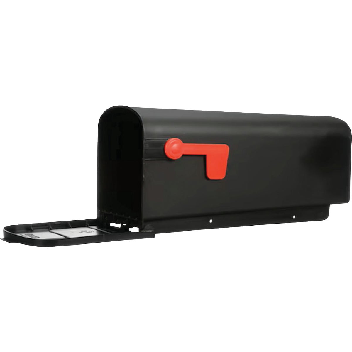 Parsons Medium Black Plastic Post Mount Mailbox Image 5