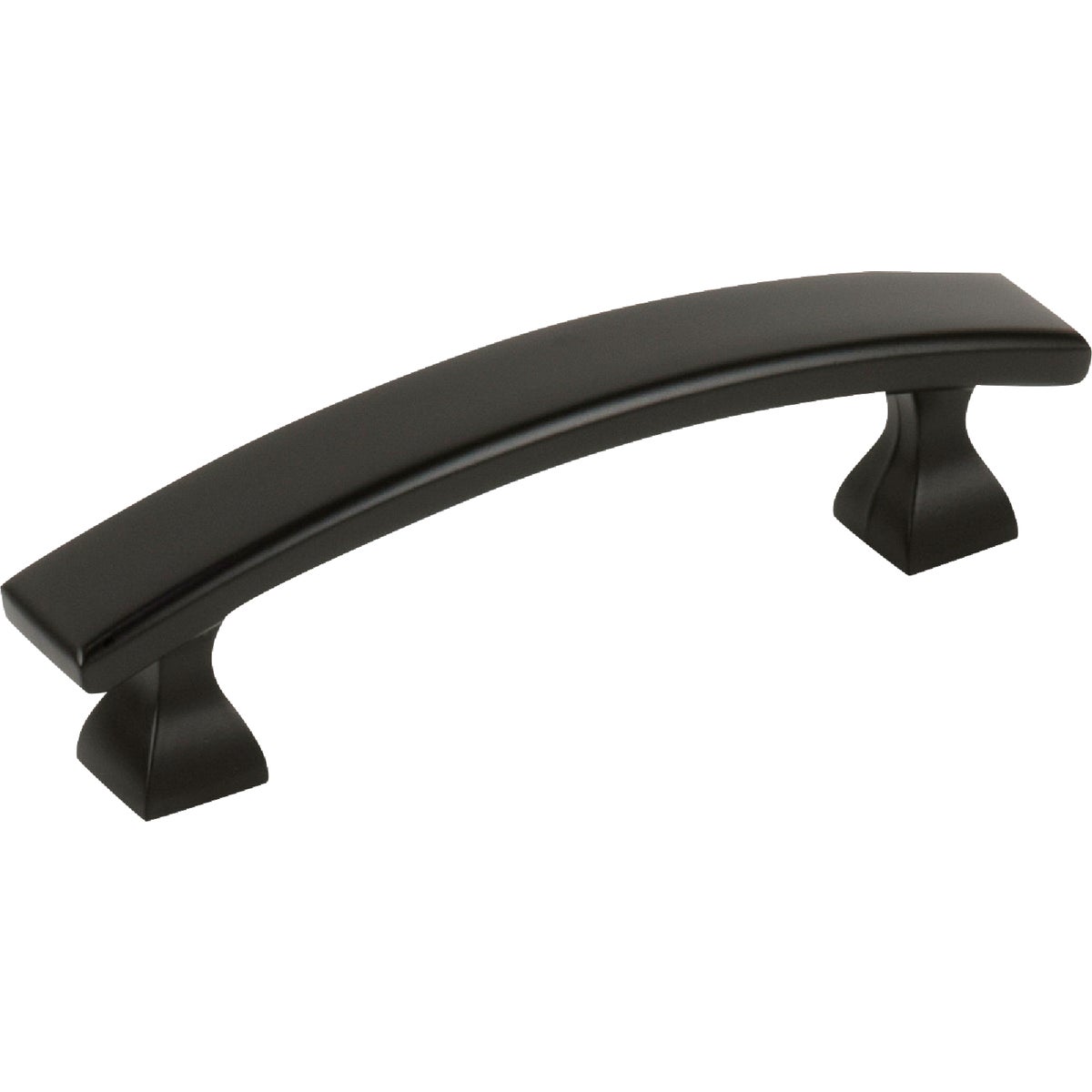 KasaWare 4 In. Overall Length Matte Black Flared Foot Square Pull (2-Pack) Image 1