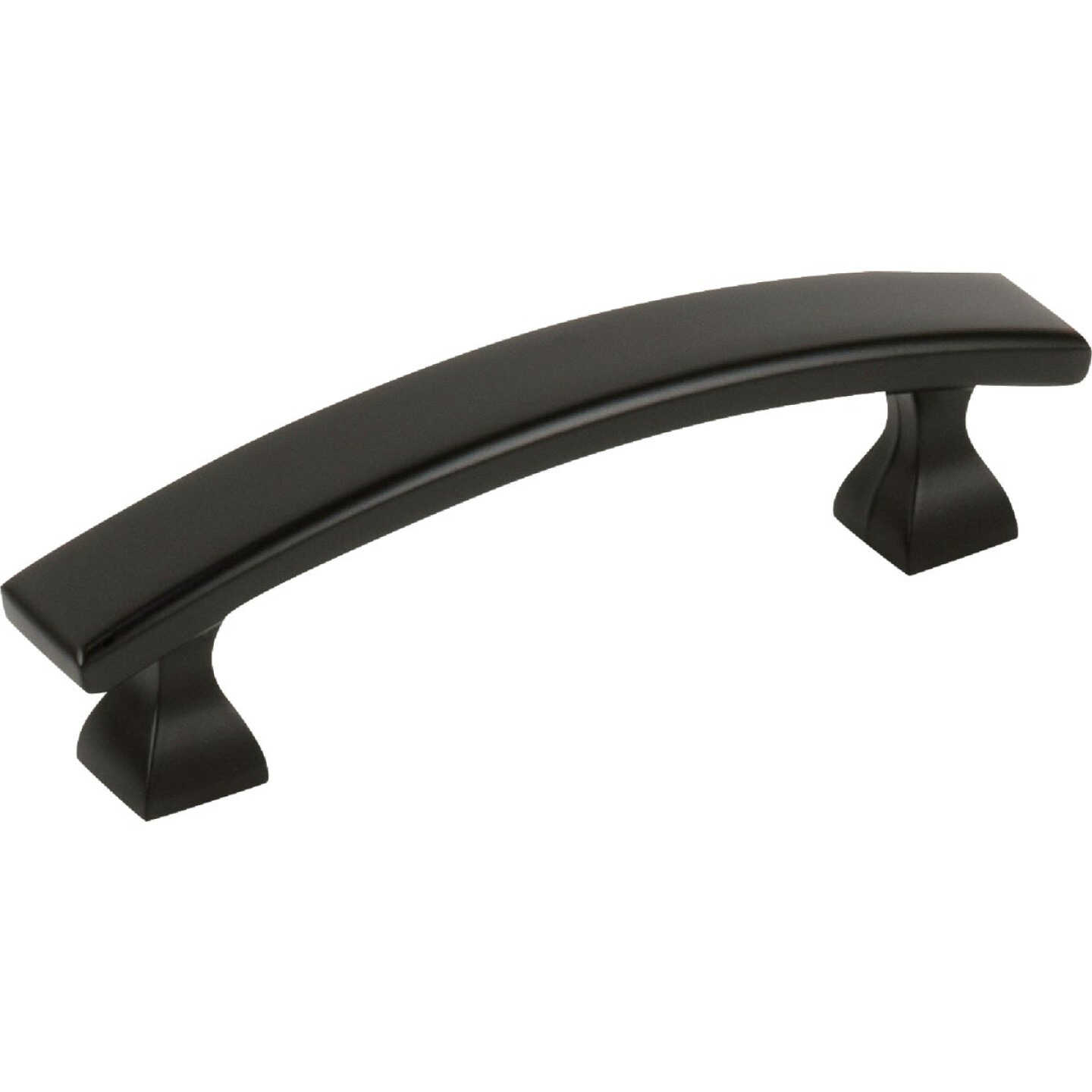 KasaWare 4 In. Overall Length Matte Black Flared Foot Square Pull (2-Pack) Image 1