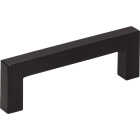 KasaWare 3-3/8 In. Overall Length Matte Black Square Bar Pull (2-Pack) Image 1