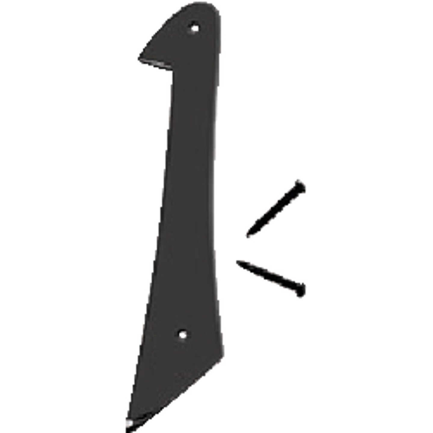 Hy-Ko 4 In. Satin Black Number 1 Image 1