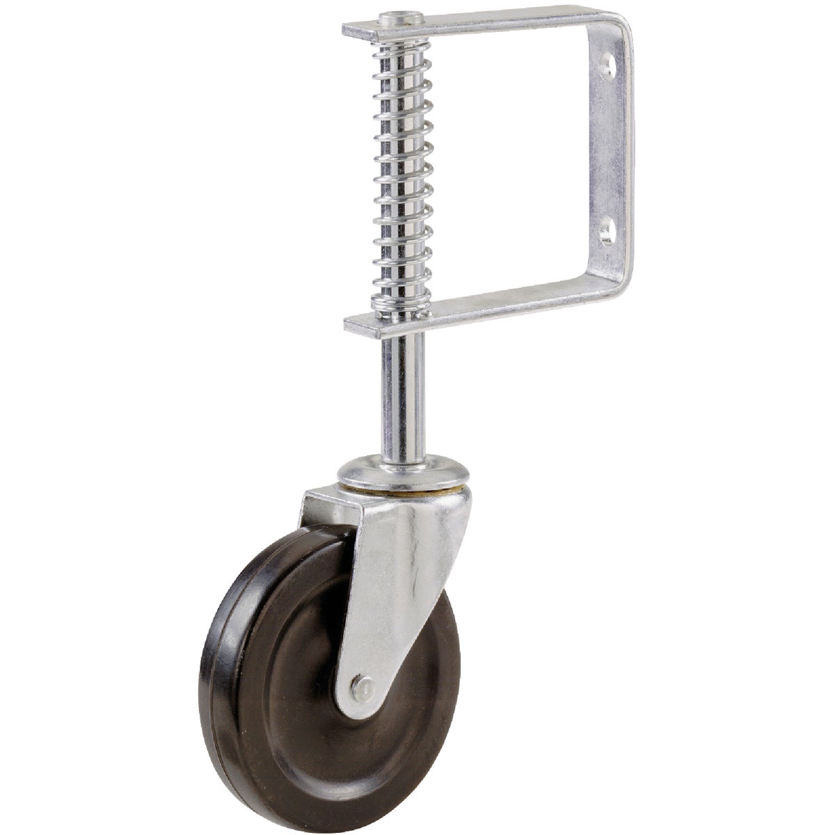 Shepherd Hardware 4 In. Gate Caster with Adjustable Spring Bracket