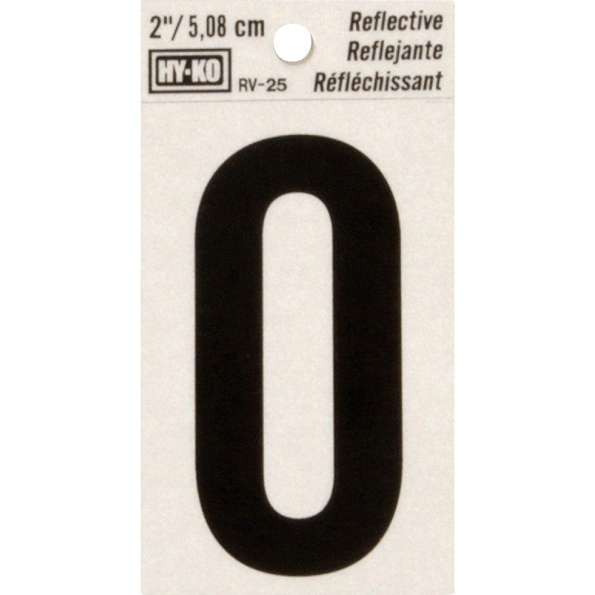Hy-Ko 2 In. Reflective Letter O