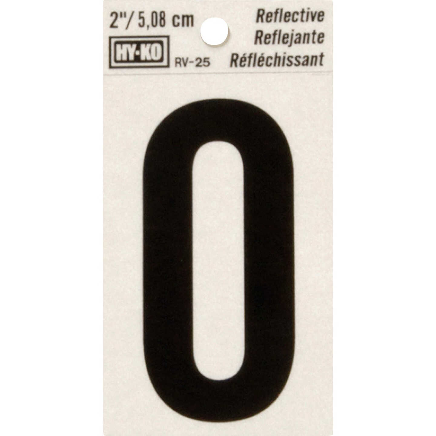 Hy-Ko 2 In. Reflective Letter O Image 1