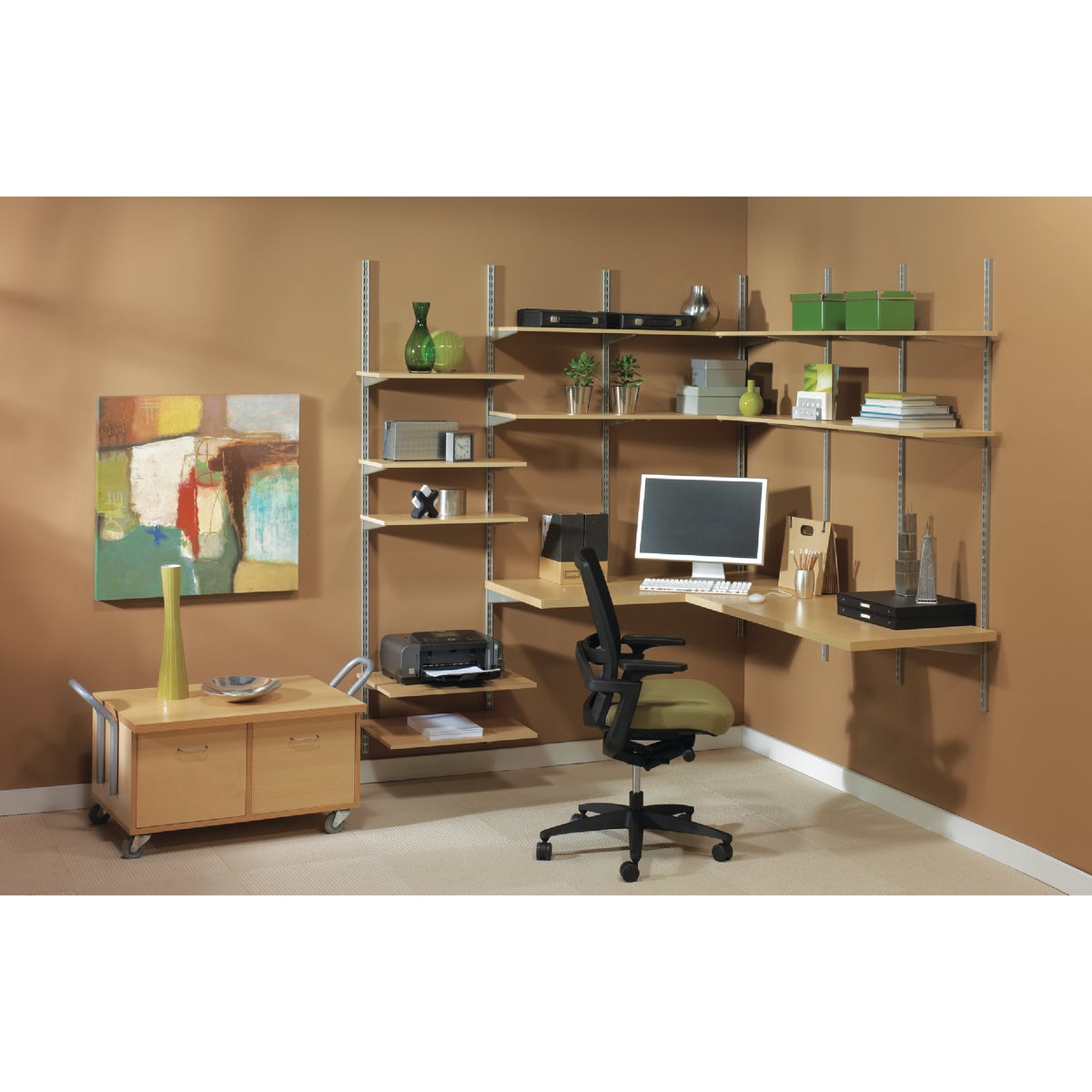 Knape & Vogt 12 In. x 36 In. White All-Purpose Shelf Image 4