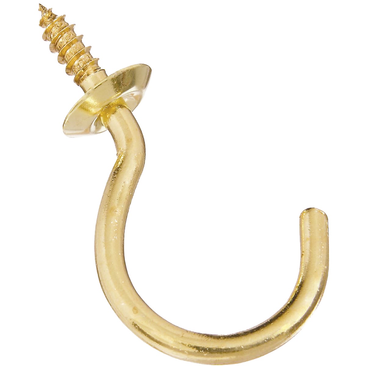 National Hardware 1-1/2 In. Solid Brass Series Cup Hook (2 Count)