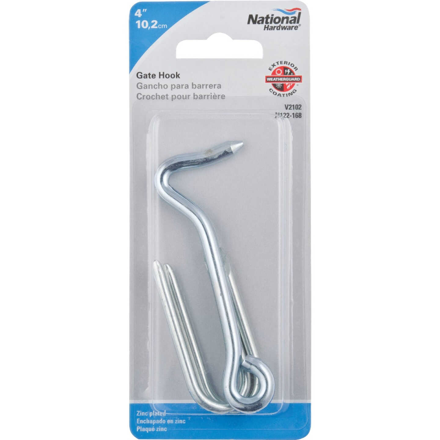 National Hardware 4 In. Heavy Gate Hook With Staple Image 2