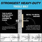 Toggler Snaptoggle 1/4 In.-24 x 2 In. Toggle Bolt (2-Count) Image 5