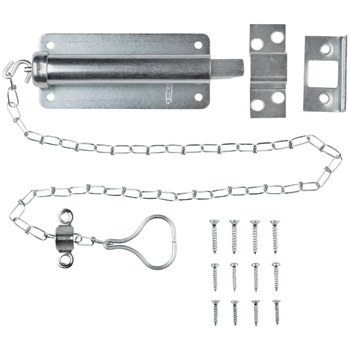 National Hardware Zinc Chain Bolt Image 3