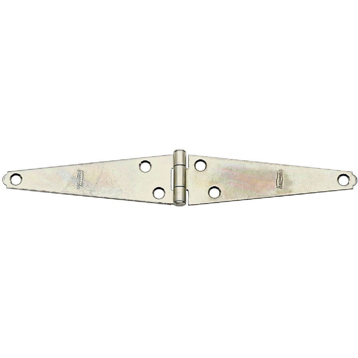 National Hardware 5 In. Zinc Light Strap Hinge (2-Pack)